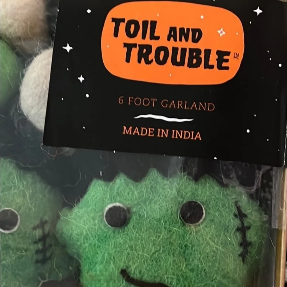 Toil and Trouble Frankenstein Garland